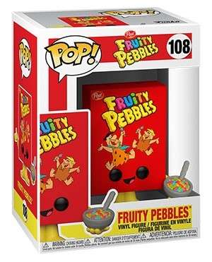 Funko! POP POST FRUITY PEBBLES CEREAL BOX VINYL FIG