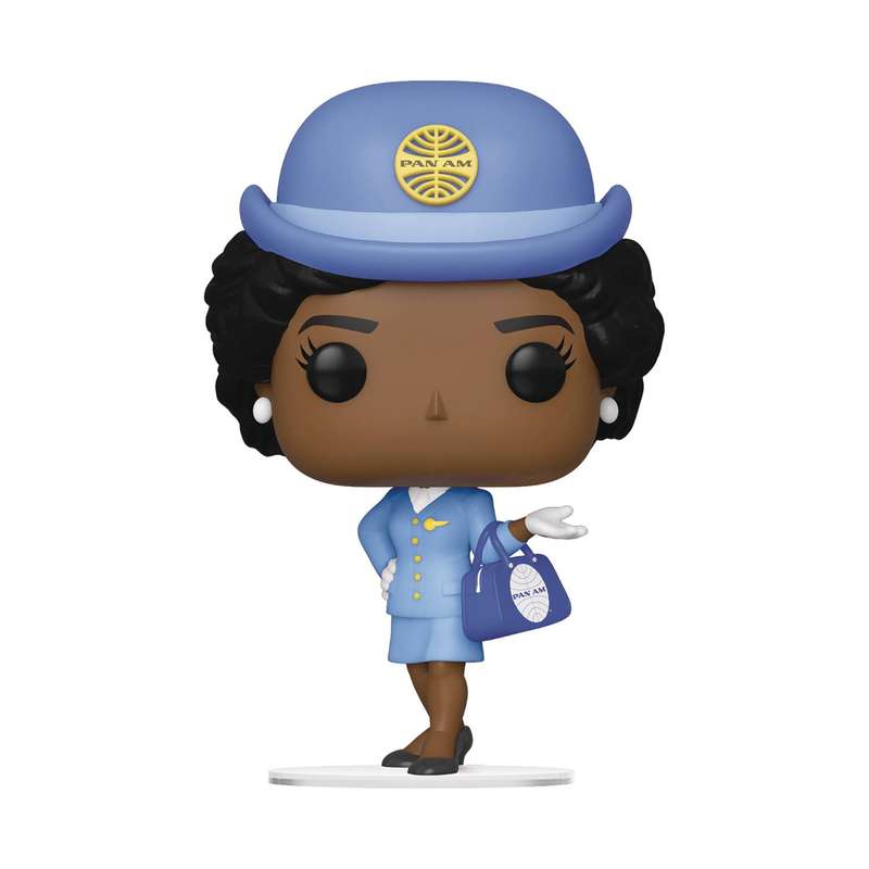 Funko! POP AD ICONS PAN AM STEWARDESS W/ BU BAG VINYL FIG