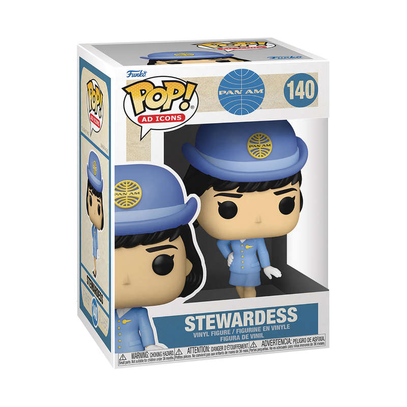 Funko! POP AD ICONS PAN AM STEWARDESS WITHOUT BAG VINYL FIG