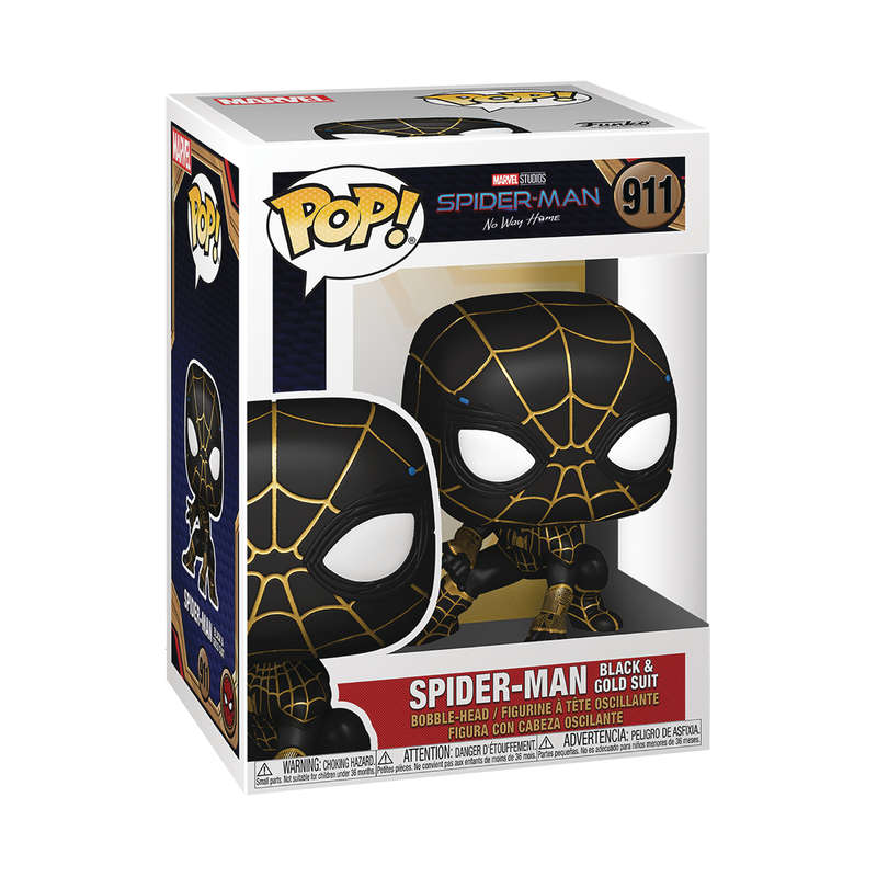 Funko POP! MARVEL SPIDER-MAN NO WAY HOME SPIDER-MAN BLACK&GOLD FIG