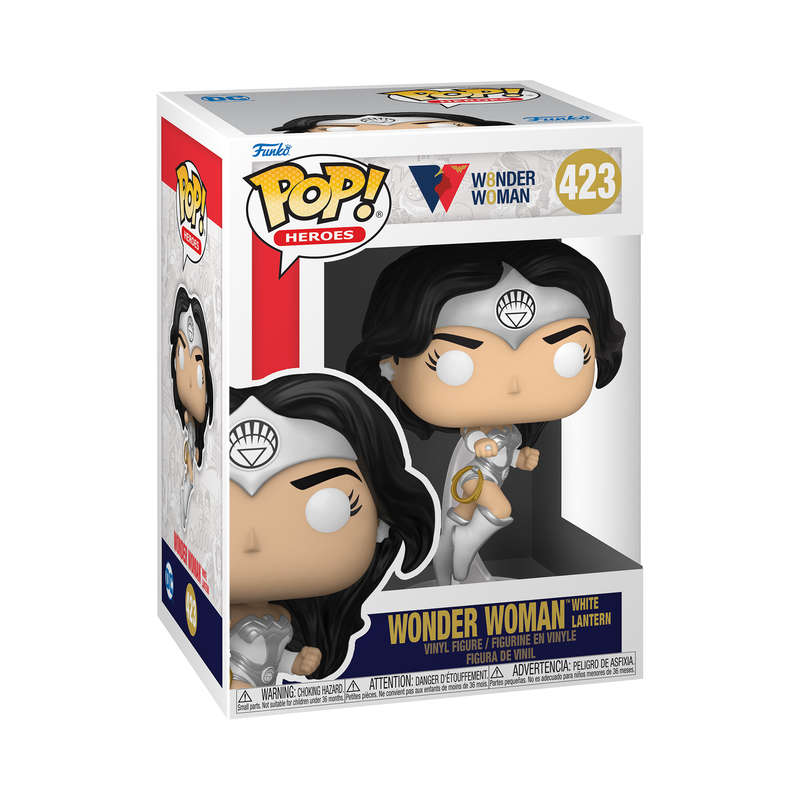 Funko! POP HEROS WONDER WOMAN 80TH WHITE LANTERN WONDER WOMAN FIG