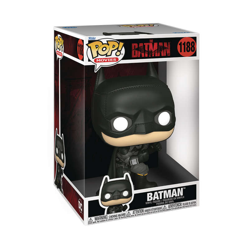 Funko! POP JUMBO THE BATMAN BATMAN 10IN FIG