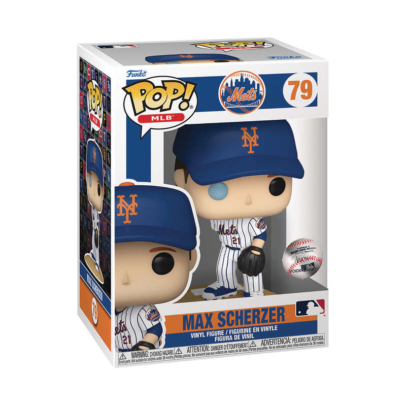 Funko! POP MLB DODGERS MAX SCHERZER HOME JERSEY VINYL FIG