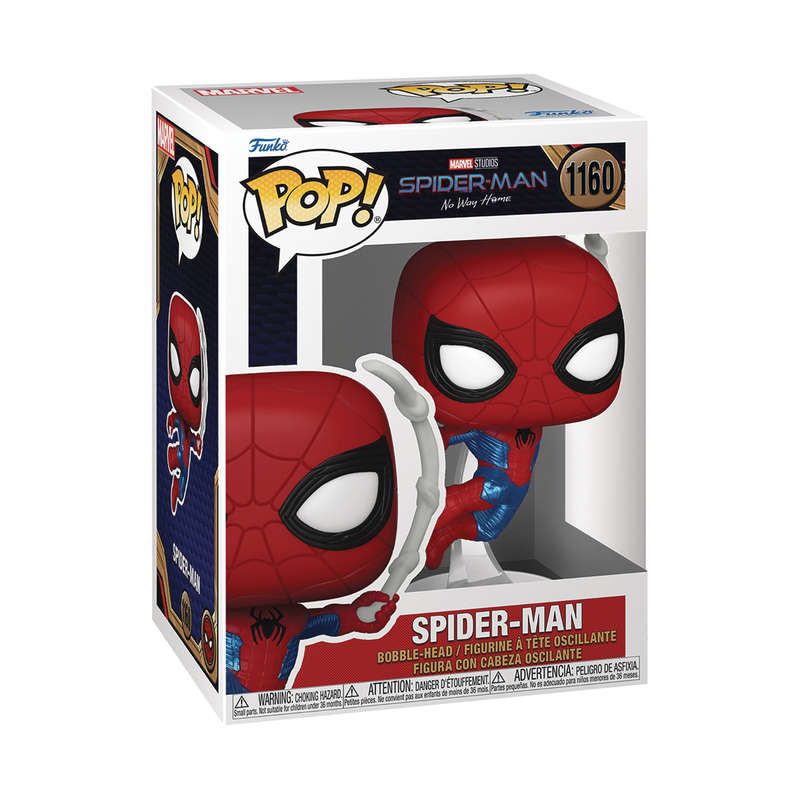 Funko! POP MARVEL SPIDER-MAN NWH SPIDER-MAN FINALE SUIT VIN FIG