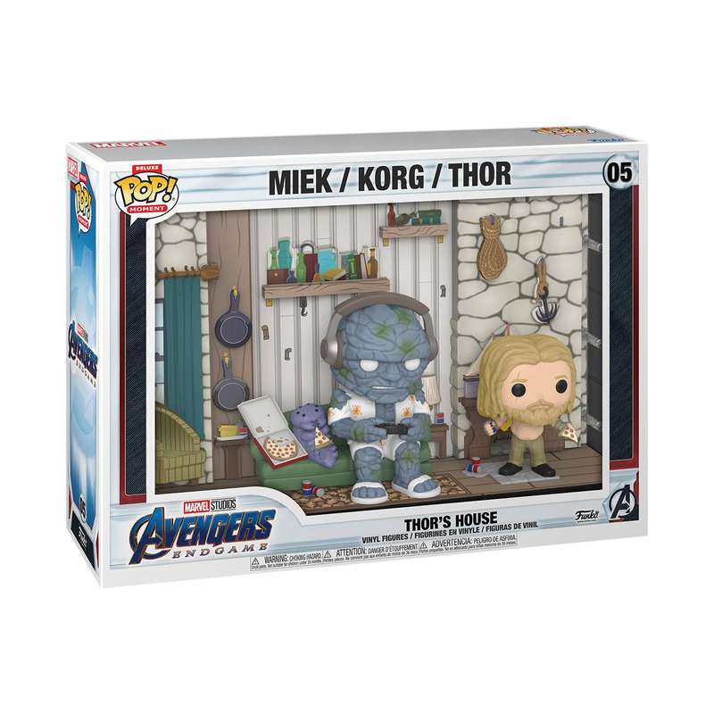 Funko! POP MOMENTS DLX MARVEL ENDGAME THORS HOUSE VINYL FIG