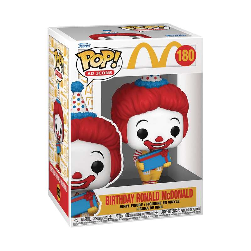 Funko! POP AD ICON MCDONALDS BIRTHDAY RONALD VIN FIG