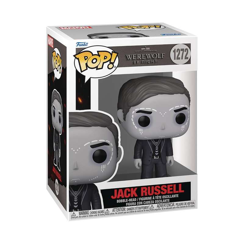 Funko! POP MARVEL WEREWOLF BY NIGHT JACK RUSSELL VIN FIG