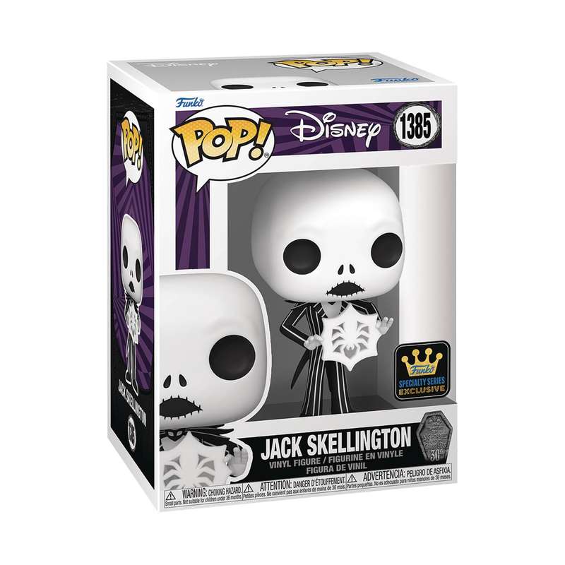 Funko POP! DISNEY NBX 30TH JACK W/ SNOWFLAKE FS VIN FIG
