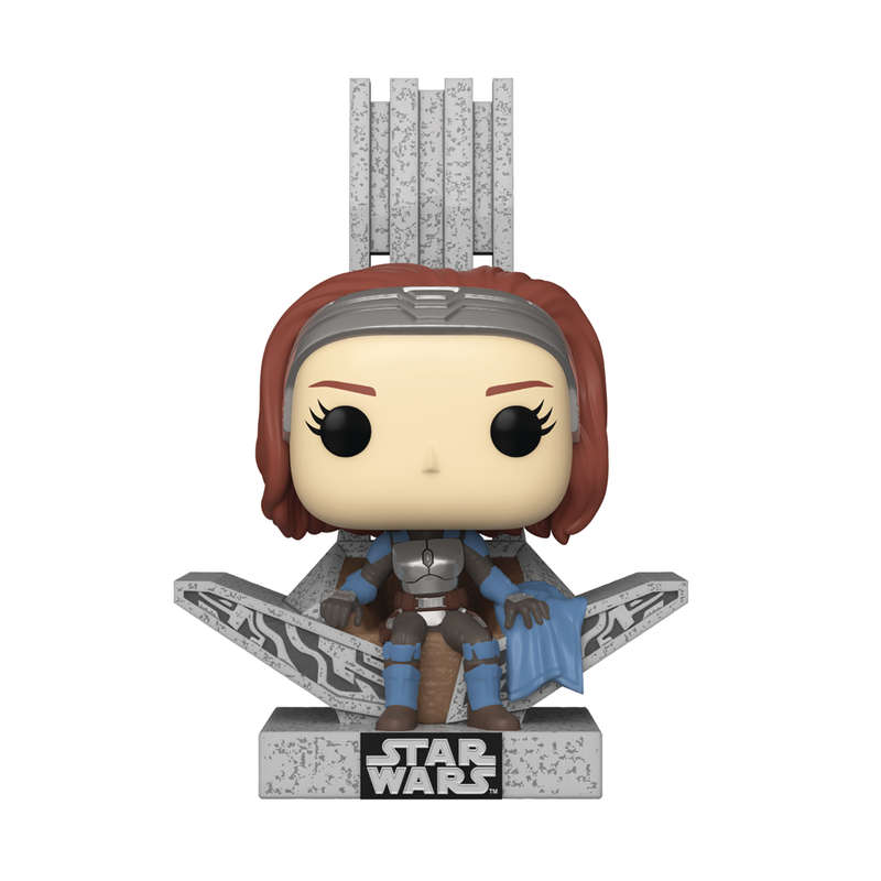Funko POP! DLX MANDALORIAN BO-KATAN ON THRONE