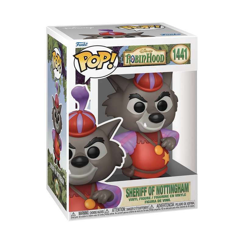 Funko! POP DISNEY ROBIN HOOD SHERIFF OF NOTTINGHAM VIN FIG