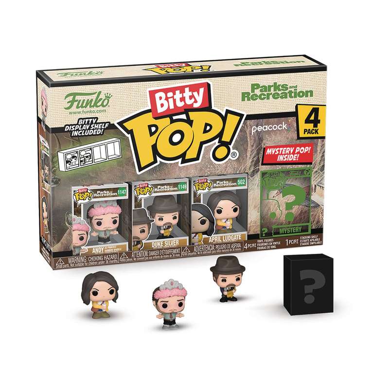 Funko BITTY POP! PARKS & REC ANDY 4PK VIN FIG