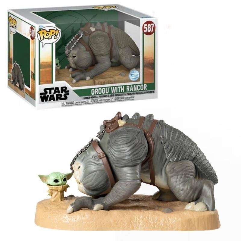 Funko POP! JUMBO SW BOOK OF BOBA FETT GROGU W/ RANCOR VIN FIG