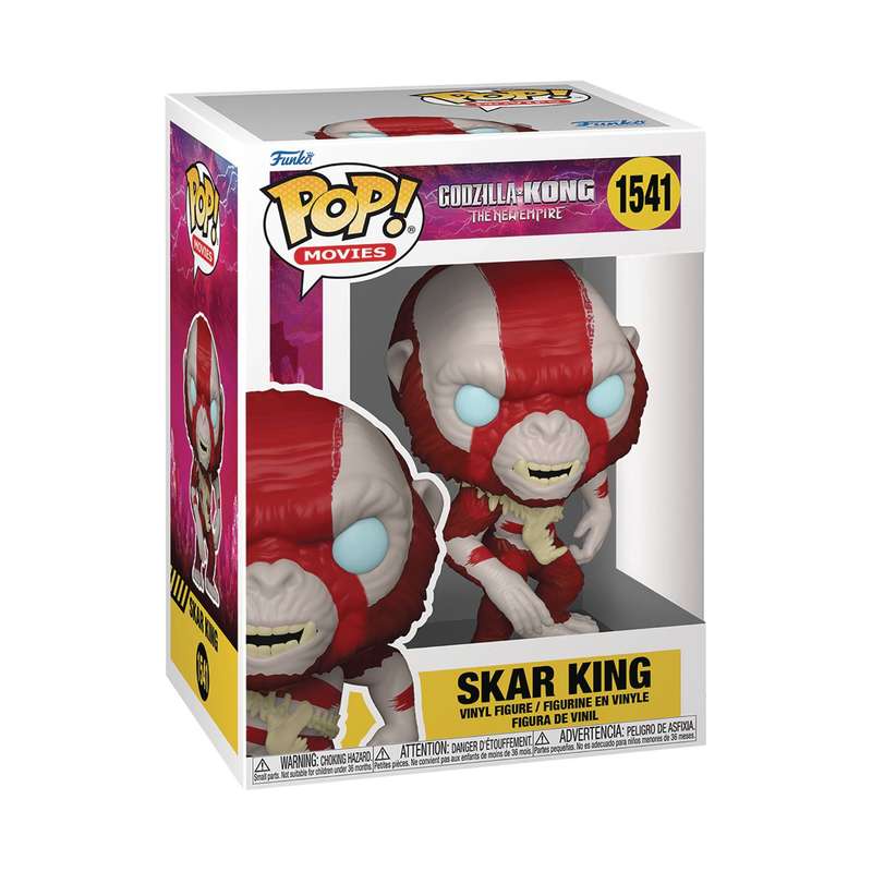 Funko! POP MOVIES GODZILLA X KONG NEW EMPIRE SKAR KING VIN FIG