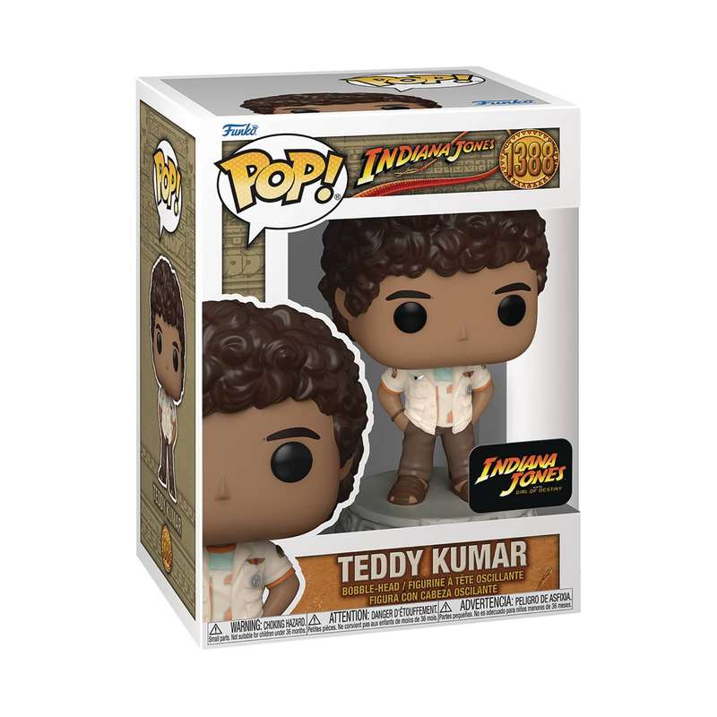 Funko! POP MOVIES INDIANA JONES TEDDY KUMAR VIN FIG