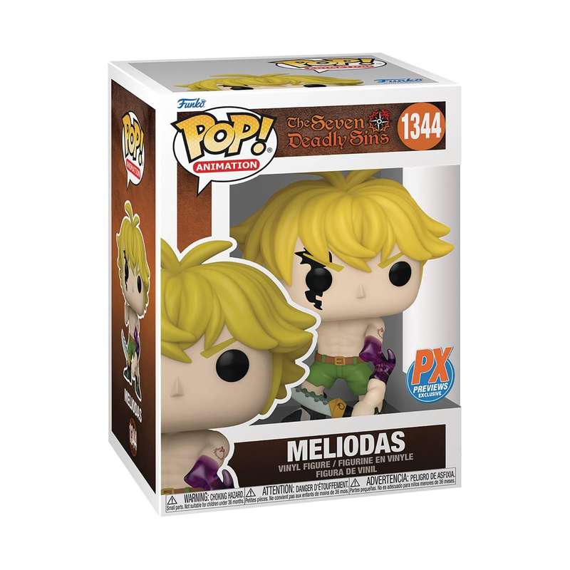 Funko POP! SEVEN DEADLY SINS MELIODAS DEMON MODE CH PX VIN FIG