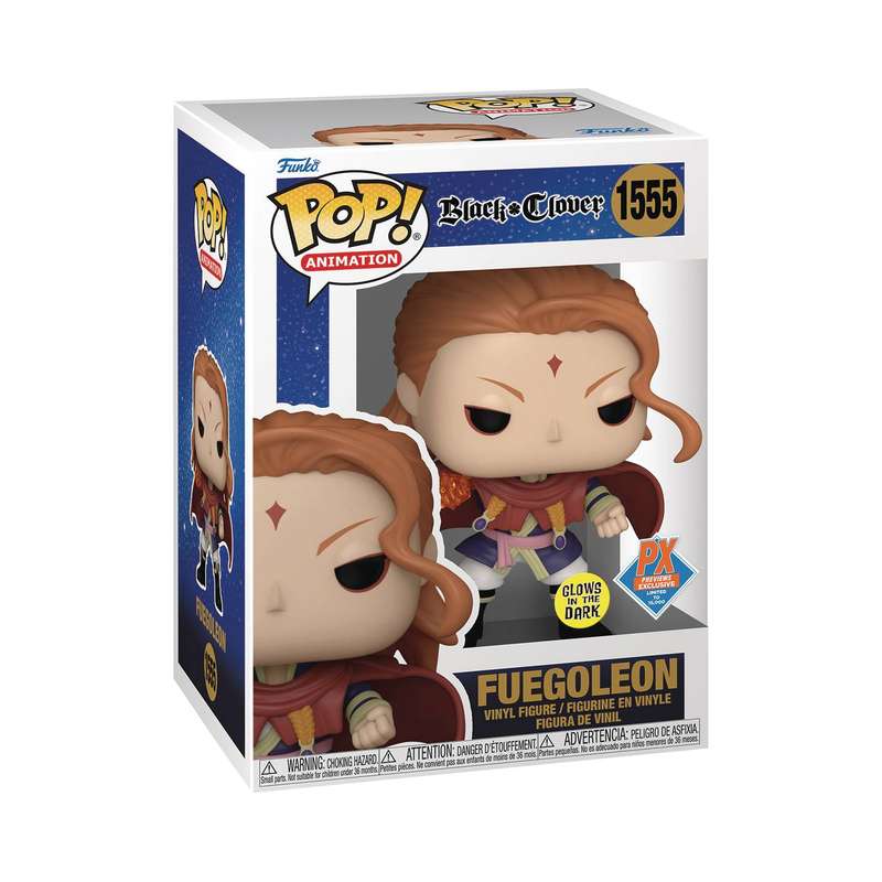 Funko! POP ANIMATION BLACK CLOVER FUEGOLEON GW PX VIN FIG