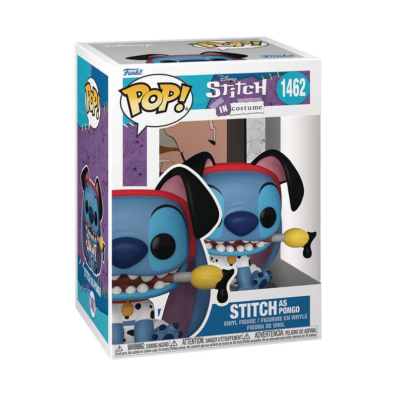 Funko! POP DISNEY STITCH COSTUME 101 DALMATIANS PONGO VIN FIG