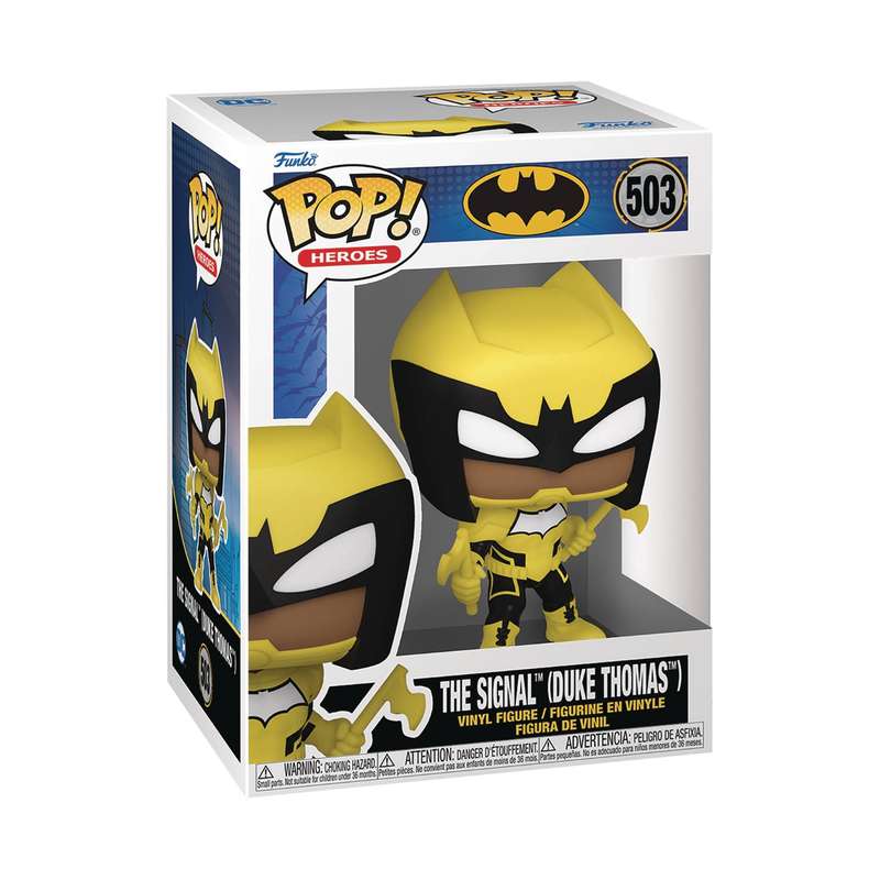Funko POP! HEROES BATMAN WAR ZONE SIGNAL DUKE THOMAS VIN FIG