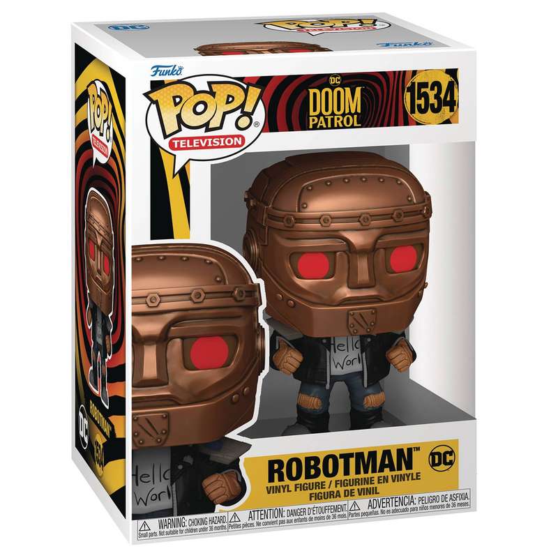 Funko POP! TV DOOM PATROL ROBOTMAN VIN FIG