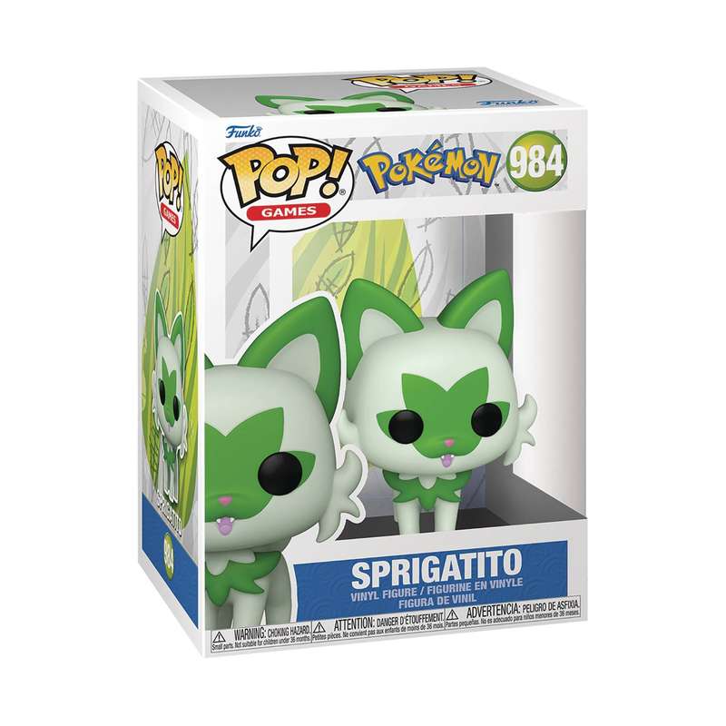 Funko POP! GAMES POKEMON SPRIGATITO VIN FIG