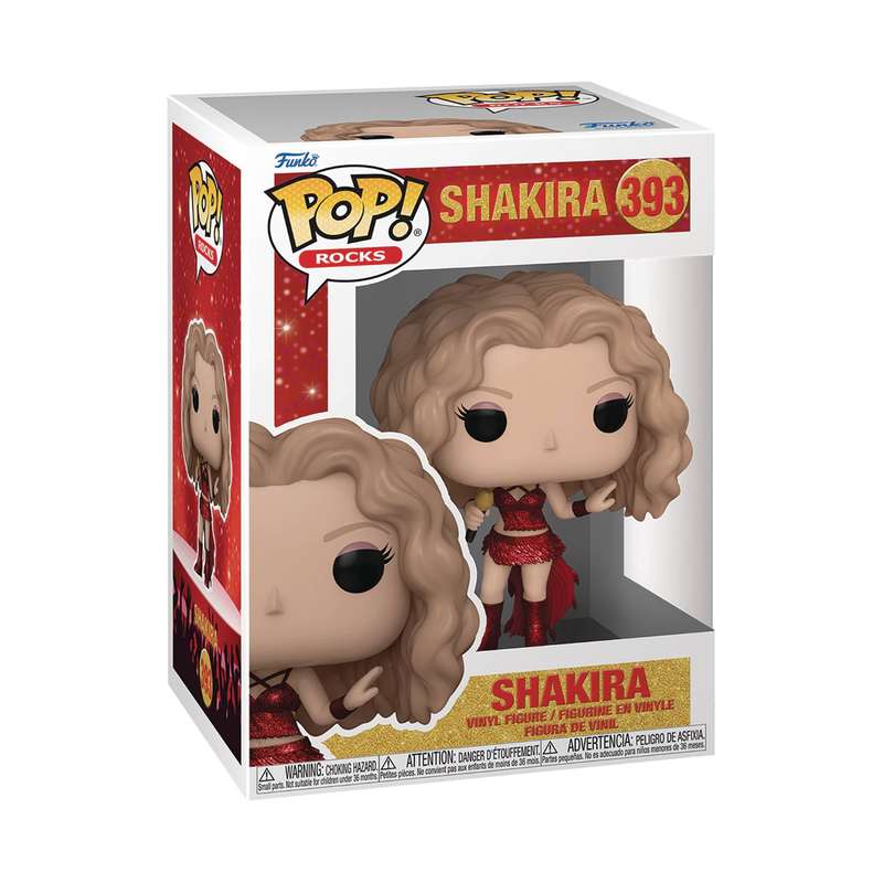 Funko POP! ROCKS SHAKIRA SUPER BOWL GL VIN FIG