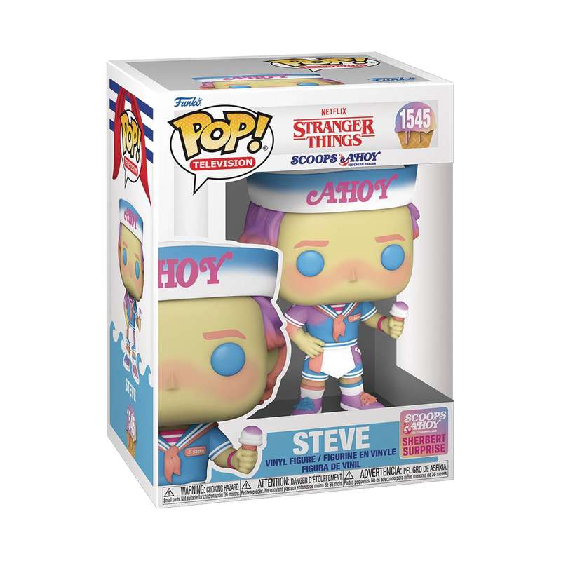 Funko POP! TV STRANGER THINGS STEVE SCOOPS AHOY VIN FIG