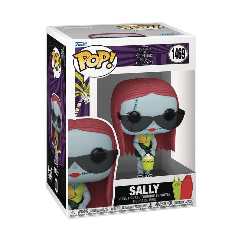 Funko POP! DISNEY NBX SALLY W/GLASSES BEACH VIN FIG