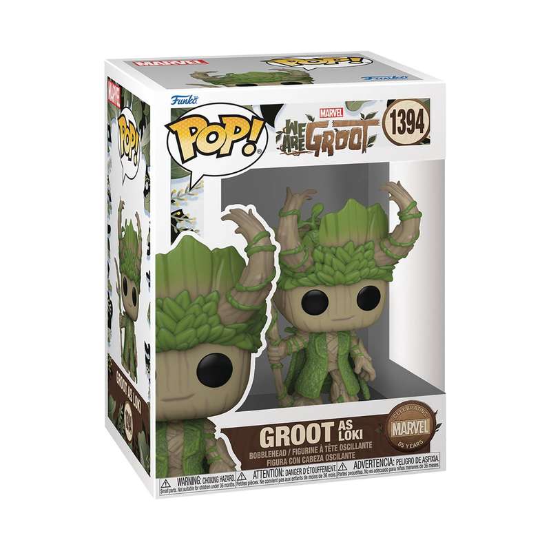 Funko POP! MARVEL WE ARE GROOT LOKI VIN FIG