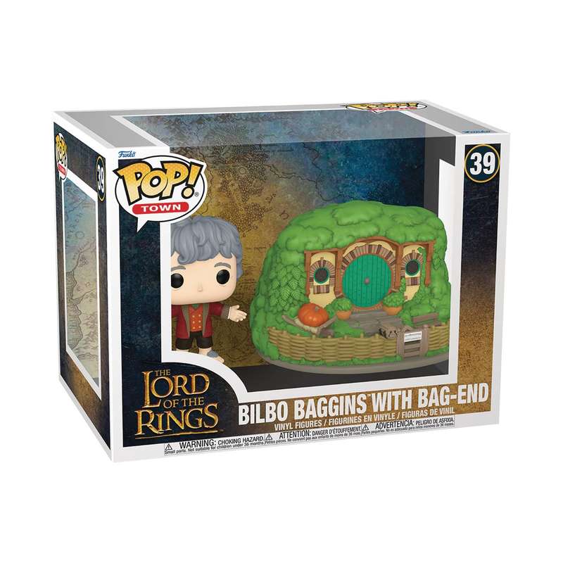 Funko POP! TOWN LORD OF THE RINGS BILBO & BAG END VIN FIG