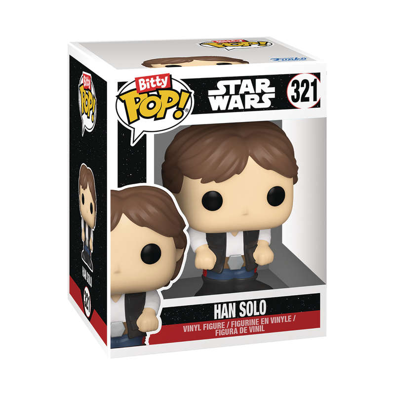 Funko! BITTY POP RIDE STAR WARS HAN SOLO W/MILL FALCON