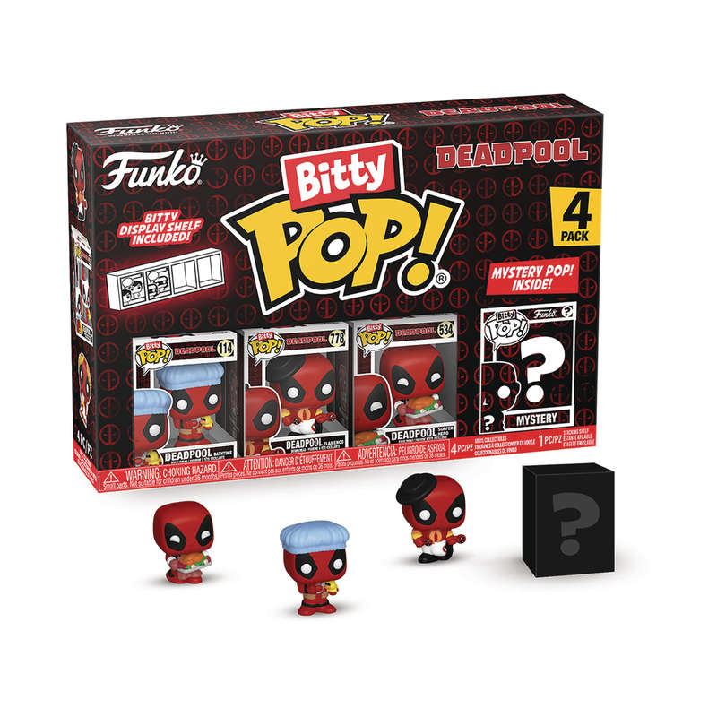 Funko BITTY POP! DEADPOOL BATHTIME 4PK