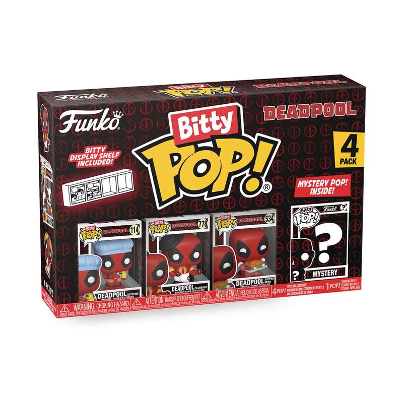 Funko BITTY POP! DEADPOOL BATHTIME 4PK
