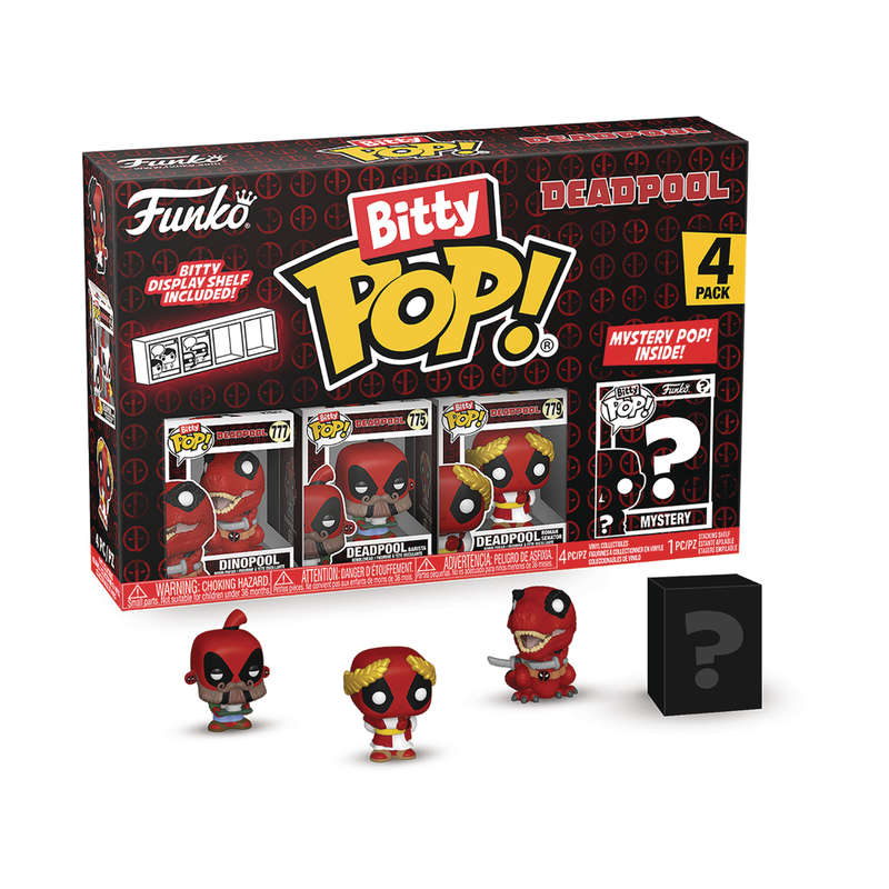 Funko BITTY POP! DEADPOOL DINOPOOL 4PK