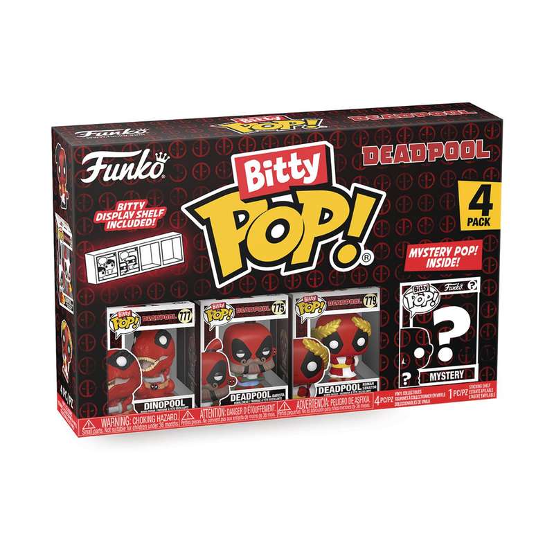 Funko BITTY POP! DEADPOOL DINOPOOL 4PK