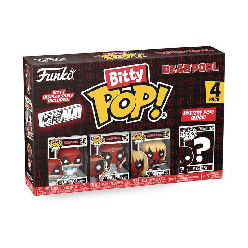 Funko BITTY POP! DEADPOOL SLEEPOVER 4PK