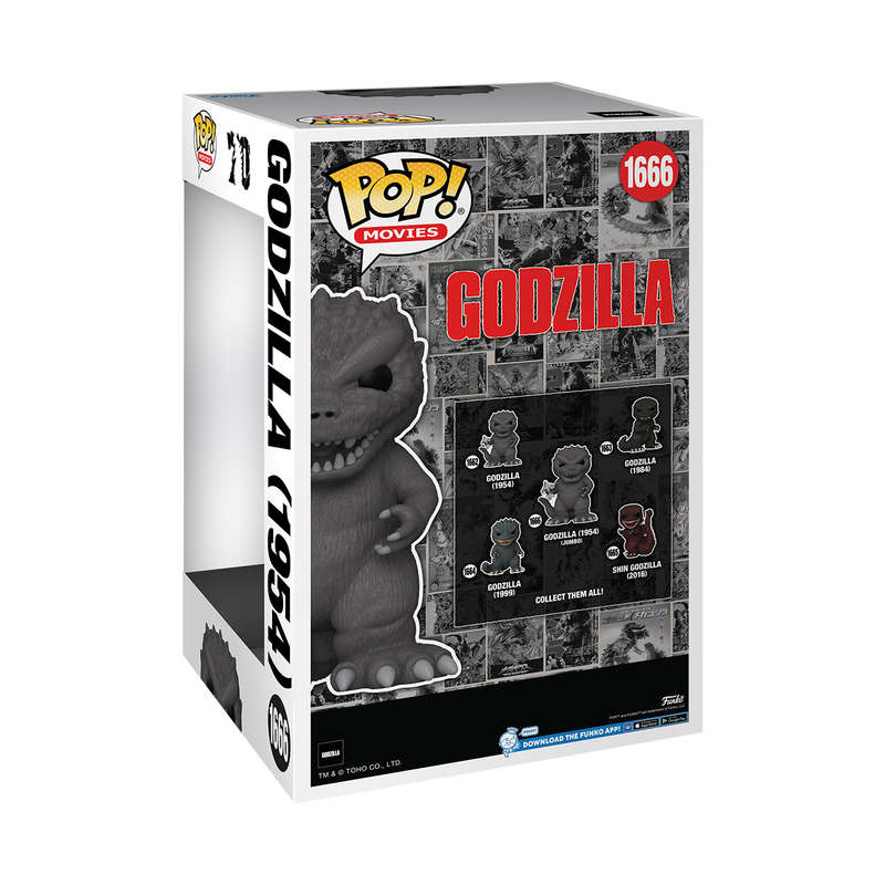 Funko! POP JUMBO GODZILLA 70TH GODZILLA 1954 VIN FIG