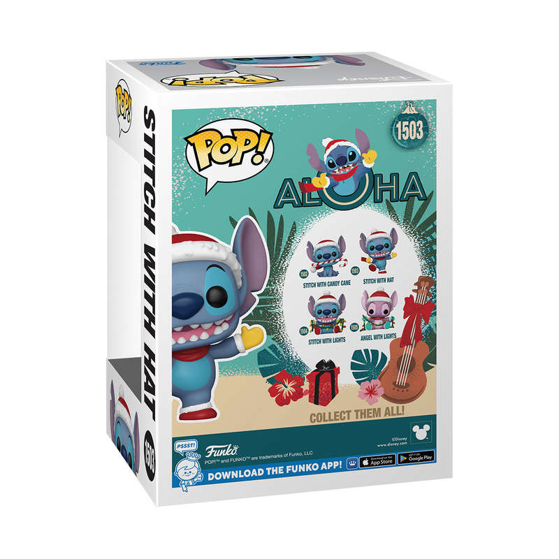 Funko POP! DISNEY STITCH HOLIDAY STITCH W HAT VIN FIG