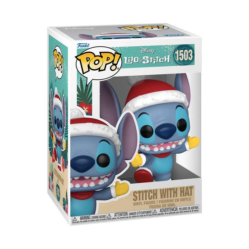 Funko POP! DISNEY STITCH HOLIDAY STITCH W HAT VIN FIG