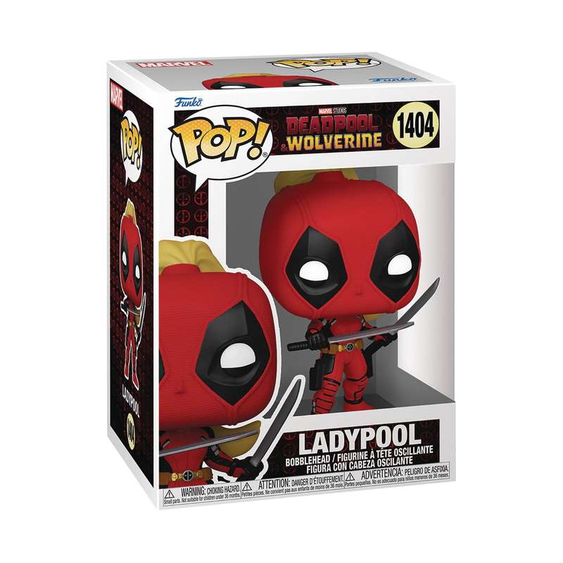 Funko POP! MARVEL DEADPOOL & WOLVERINE LADYPOOL W SWORDS VIN FIG