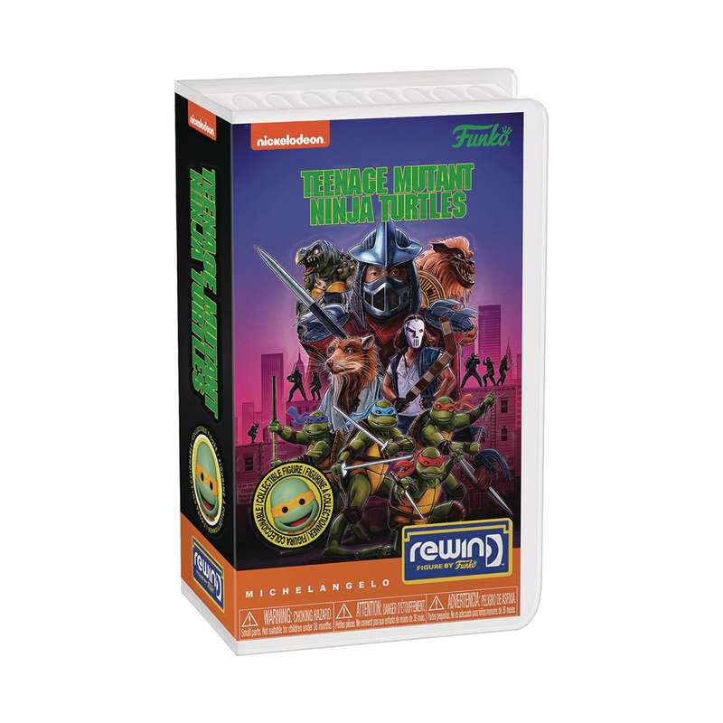 FUNKO! REWIND TMNT THE MOVIE MICHELANGELO W/CH VIN FIG