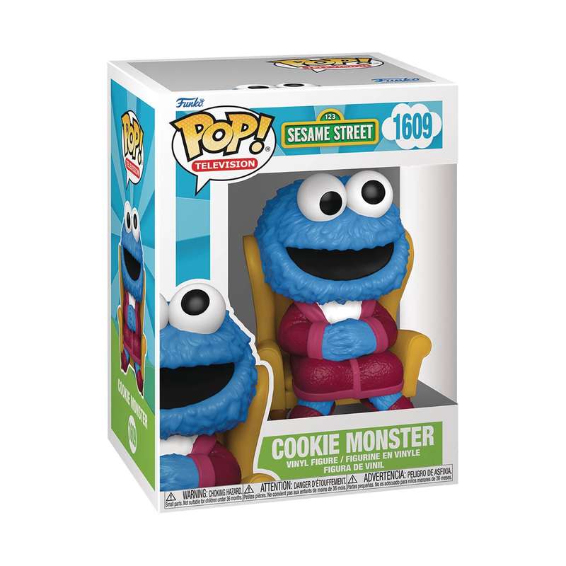 Funko! POP TV SESAME STREET S3 COOKIE MONSTER VIN FIG