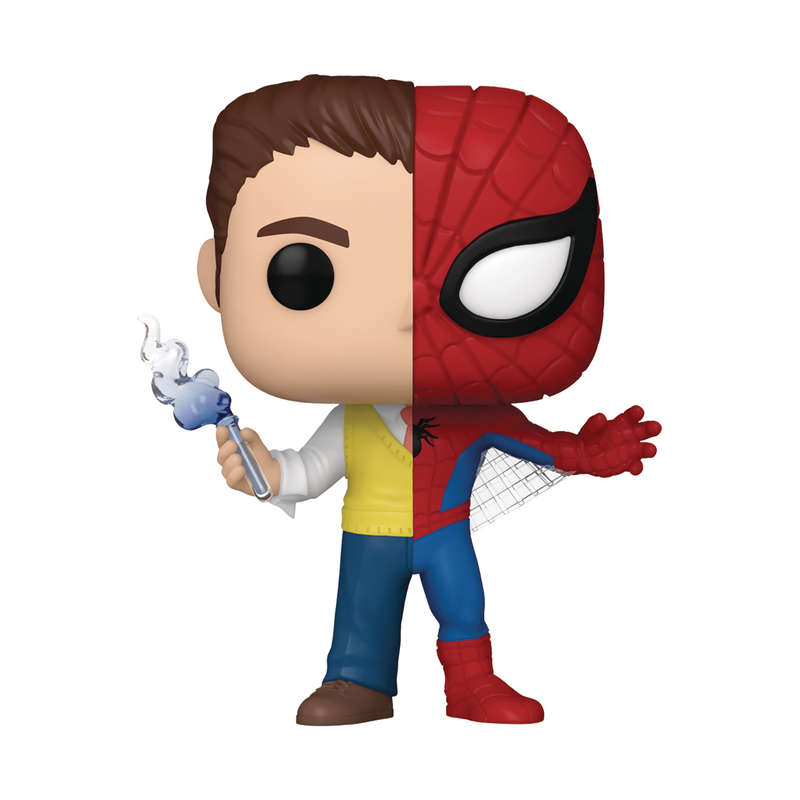 Funko POP! MARVEL SPLIT SPIDER-MAN/PETER PARKER VIN FIG