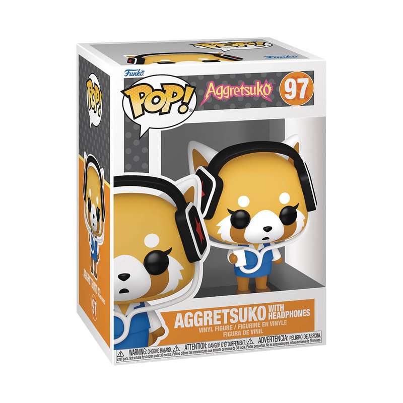 Funko POP! SANRIO AGGRETSUKO W HEADPHONES FIG