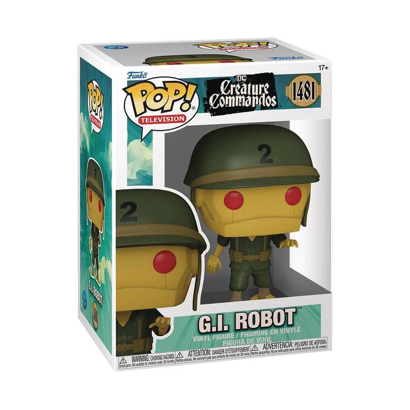 Funko POP! TV CREATURE COMMANDOS GI ROBOT FIG