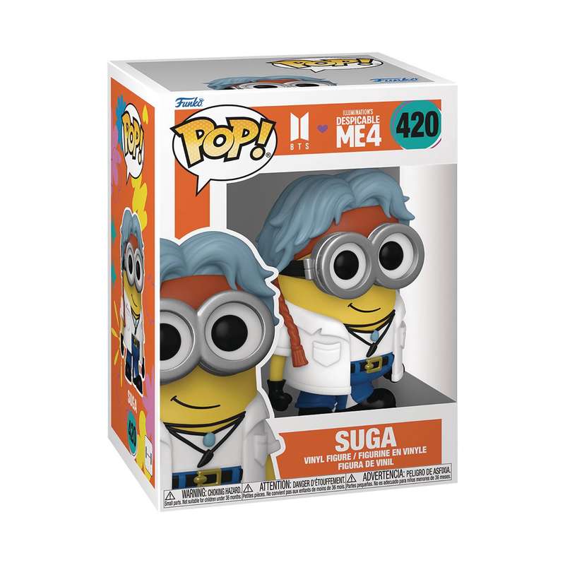 Funko POP! ROCKS BTS X MINIONS SUGA FIG