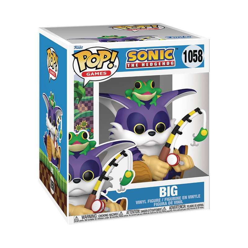 Funko POP! SUPER SONIC BIG THE CAT W FROGGY FIG