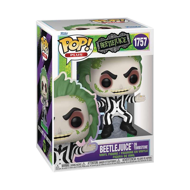 Funko POP! PLUS BEETLEJUICE S3 BEETLEJUICE W TOMBSTONE FIG