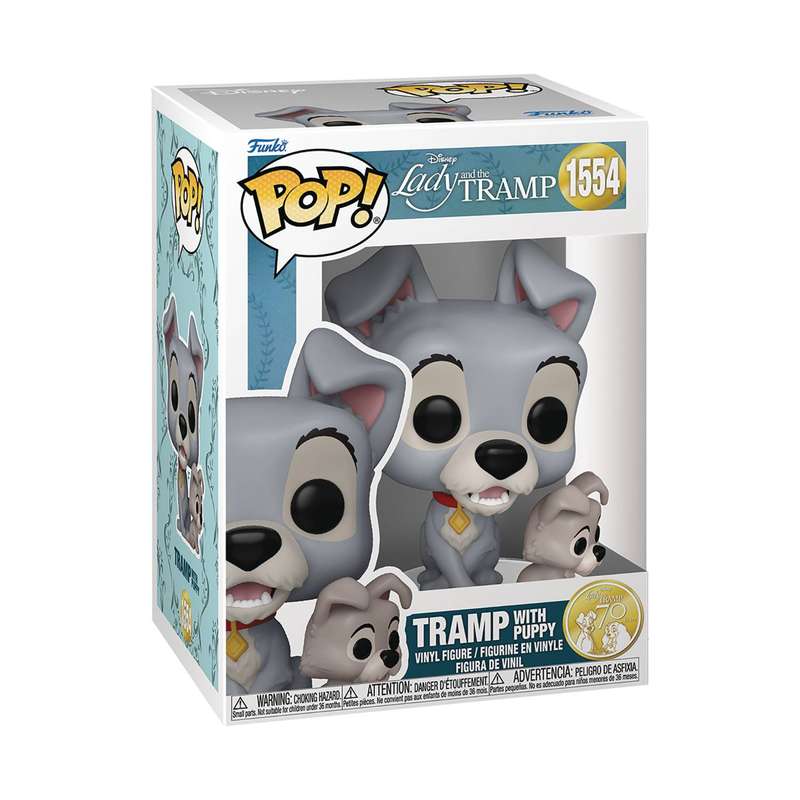 Funko POP! DISNEY LADY AND THE TRAMP TRAMP W PUPPY FIG