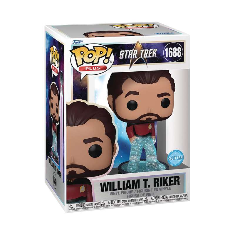 Funko POP! PLUS STAR TREK TRANSPORTER RIKER FIG
