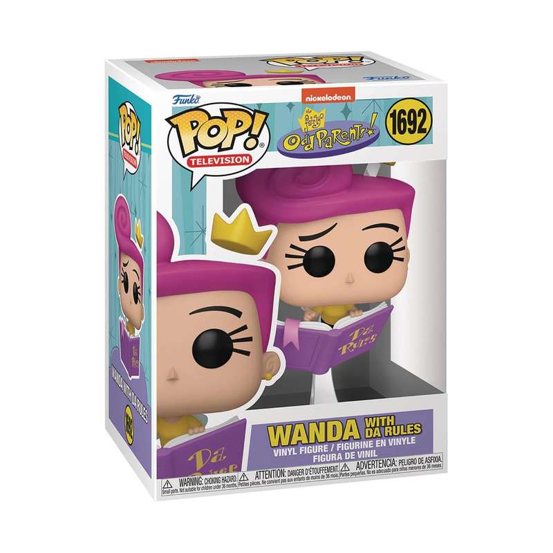 Funko POP! ANIMATION FAIRLY ODDPARENTS WANDA W DA RULES FIG
